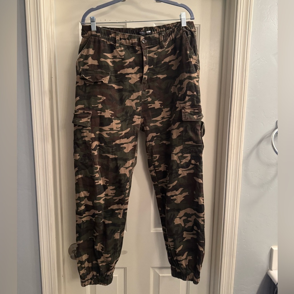 EUC Double Denim Women's High Waist Jogger Pants